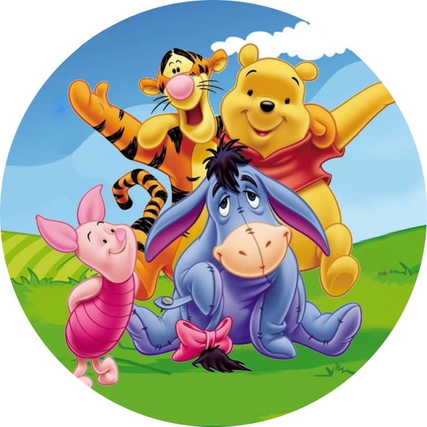 Painel 1x1 - Pooh